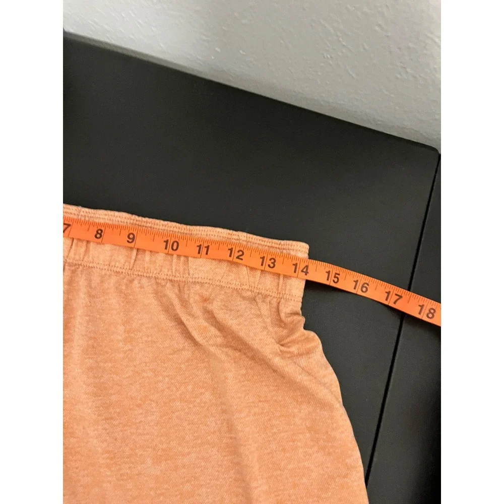 Nike Dri-FIT Womens Running Shorts Heather Orange Athletic Gym Size Small